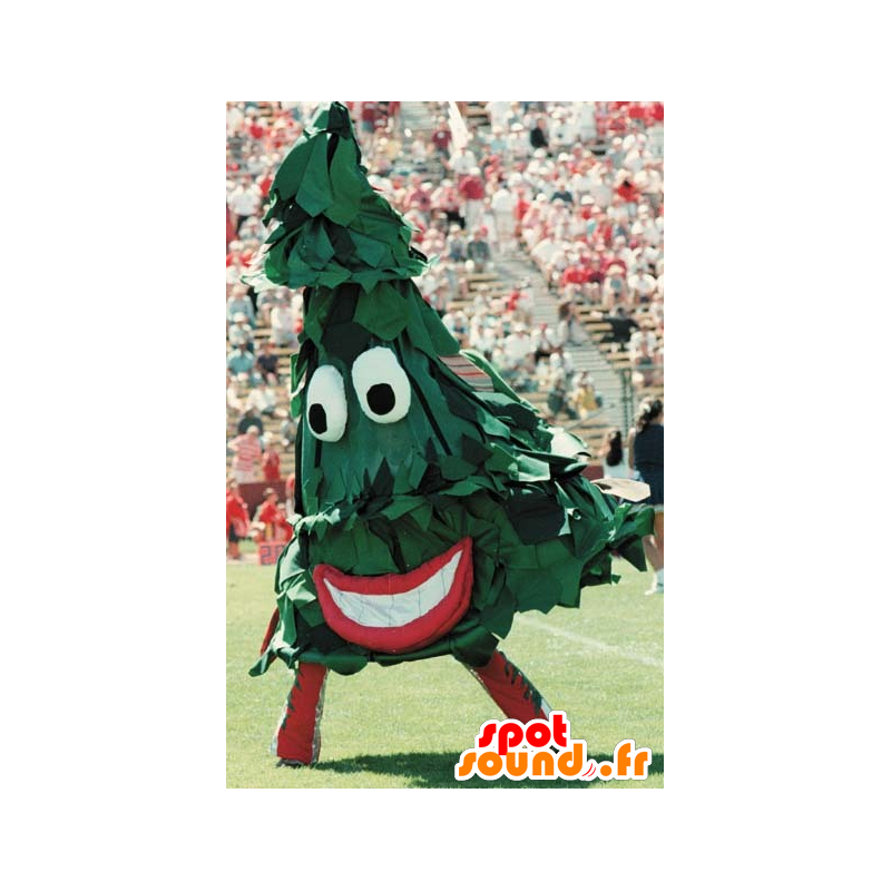 Groene boom mascotte, reuze - MASFR21083 - Kerstmis Mascottes
