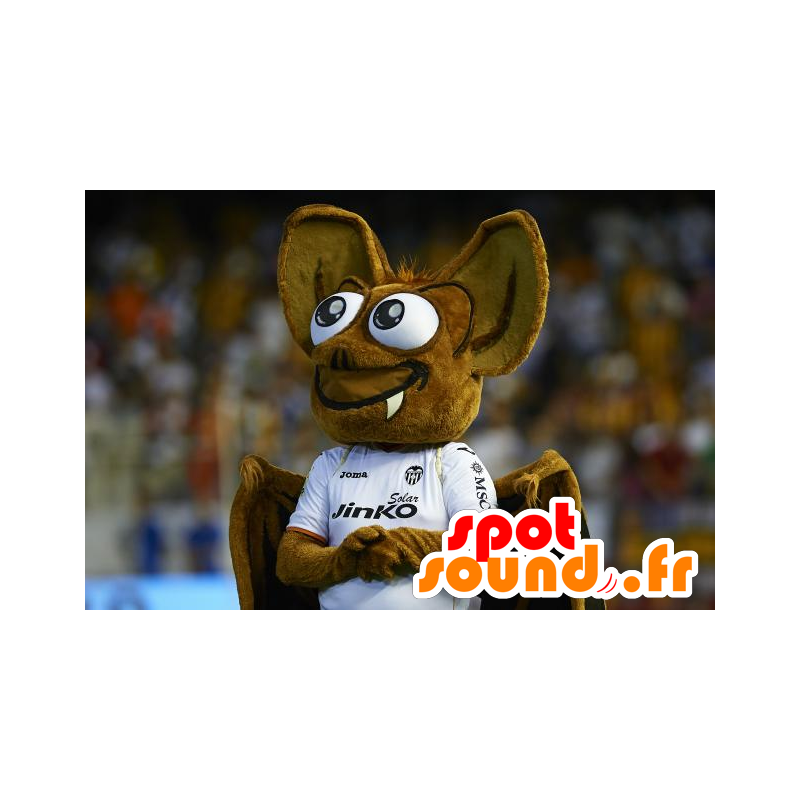 Mascot mooie bruine vleermuis - MASFR21090 - Mouse Mascot