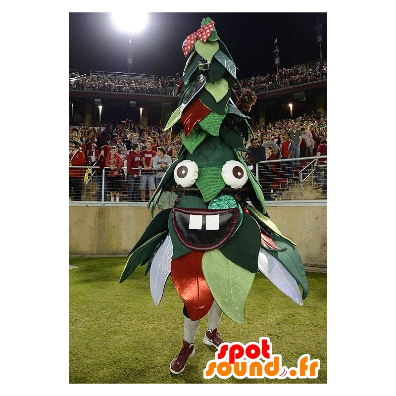 Albero di Natale mascotte, verde e rosso - MASFR21091 - Mascotte di Natale