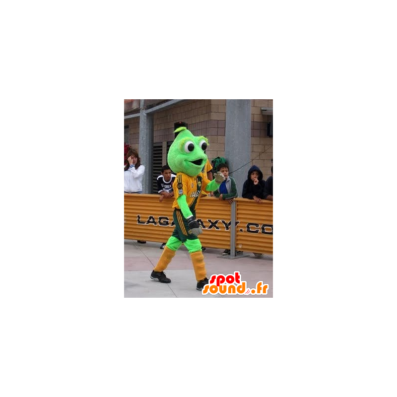 Mascot rana verde con grandi occhi - MASFR21093 - Rana mascotte