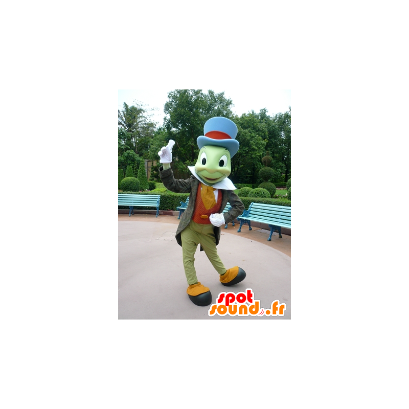 Mascot Jiminy Cricket, berömd insekt i Pinocchio - Spotsound Mascot Jiminy Cricket, berömd insekt i Pinocchio - Spotsound