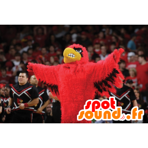 Eagle mascot red, black and yellow - MASFR21120 - Mascot of birds