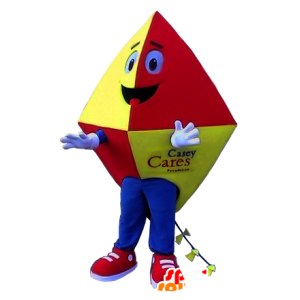 Mascotte aquilone rosso, giallo e blu - MASFR21125 - Addio al nubilato di mascotte e DOE