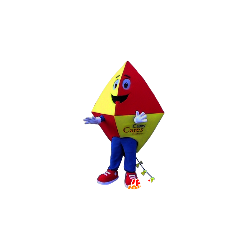 Mascot pipa vermelho, amarelo e azul - MASFR21125 - Veado e corça Mascotes