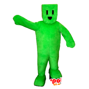 Grüner Mann Maskottchen, Steckdose