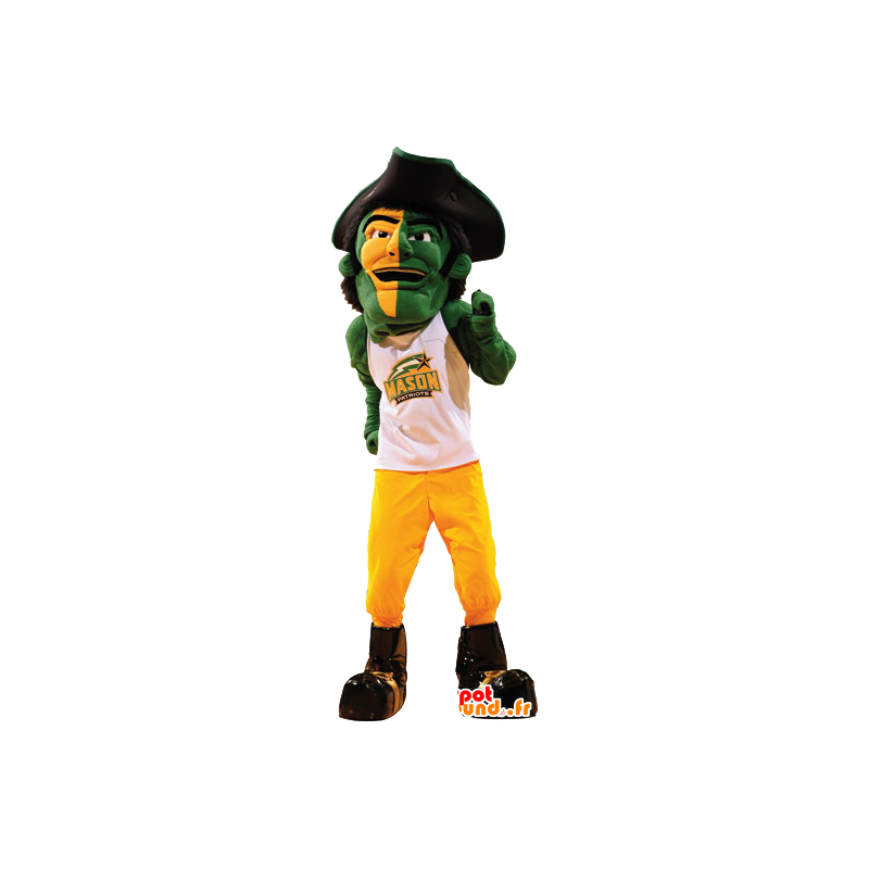 Pirate mascotte, een man met een grote hoed - MASFR21137 - mascottes Pirates