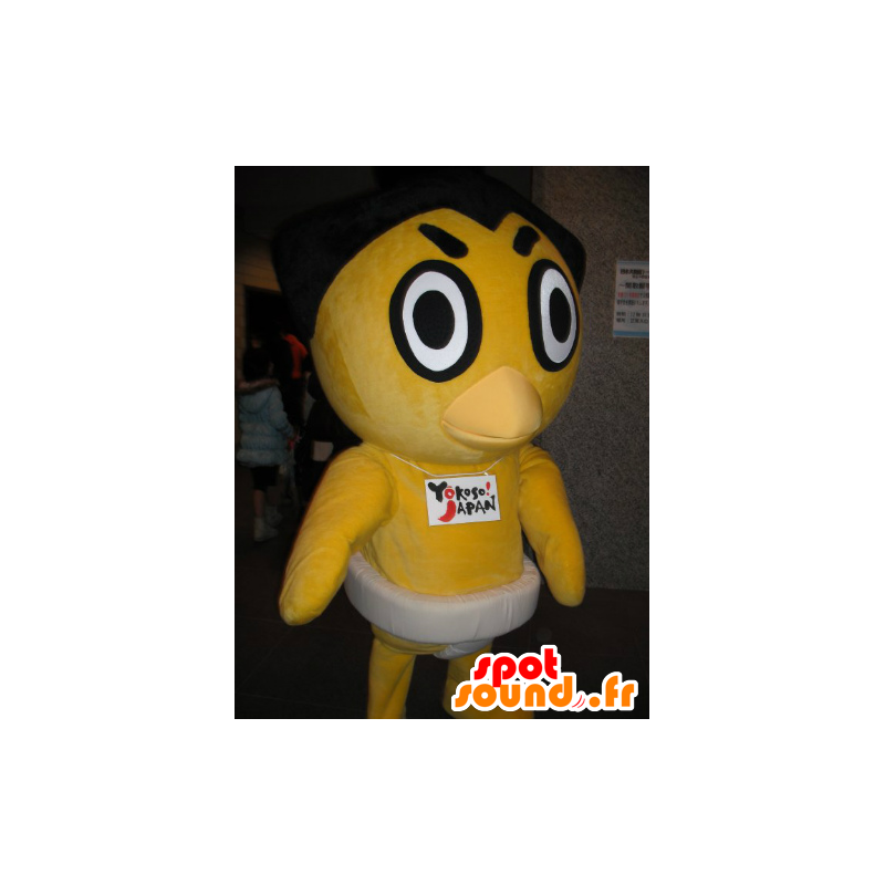 Geel kuiken mascotte eend - MASFR21139 - Mascot eenden