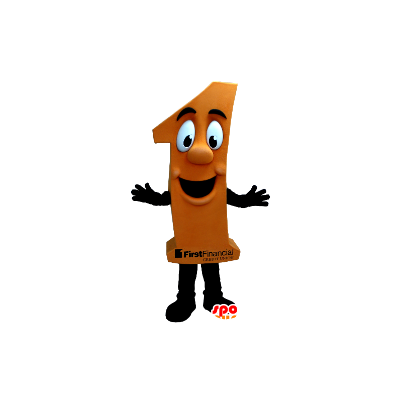 Mascot figura 1 laranja - MASFR21141 - Mascotes não classificados