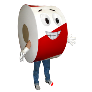 Tape mascot, warning tape - MASFR21143 - Mascots of objects