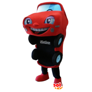 Red and black car mascot - MASFR21151 - Mascots of objects