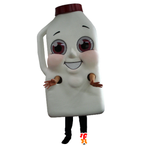 Mascotte bottiglia gigante di latte o di cioccolato bevanda - MASFR21156 - Bottiglie di mascotte