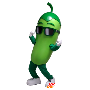 Green pickle mascot, giant - MASFR21158 - Mascot of vegetables