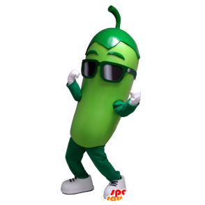 Mascot gherkin grønn gigant - MASFR21158 - vegetabilsk Mascot