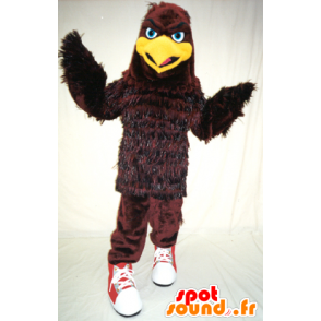 Mascot eagle, brown and yellow bird - MASFR21163 - Mascot of birds