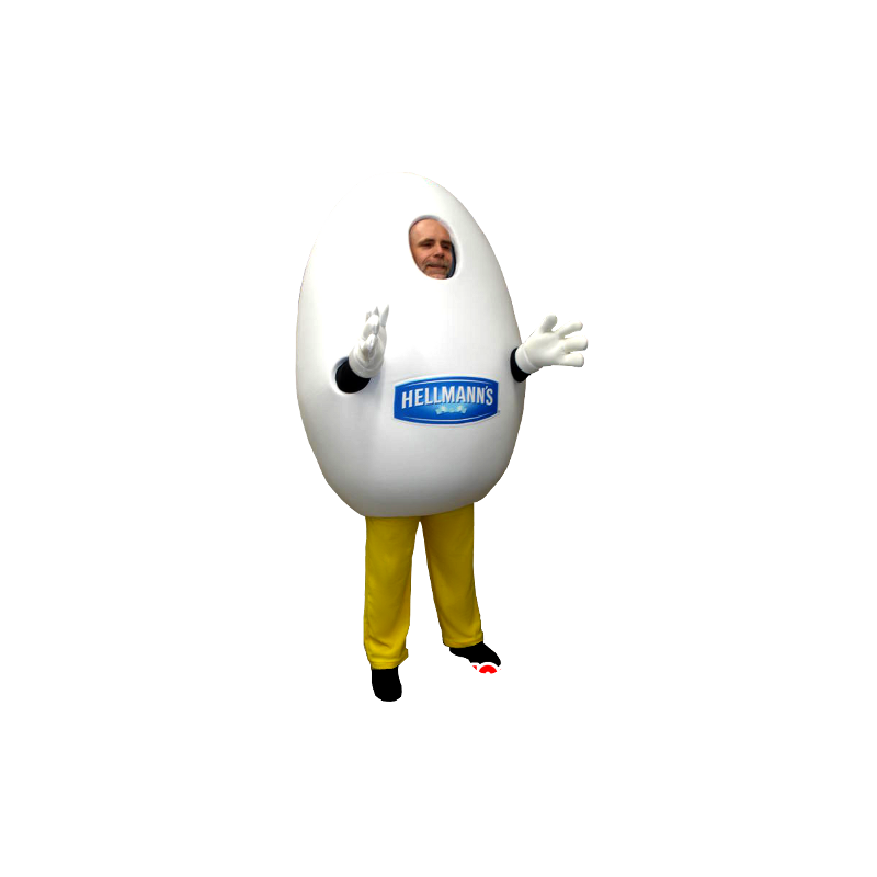 Mascot obří vejce - MASFR21172 - Maskoti ovoce a zeleniny