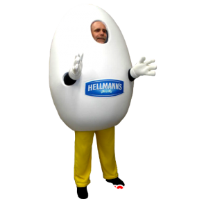 Mascot gigantisk egg - MASFR21172 - Maskoter av frukt og grønnsaker