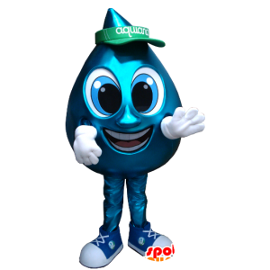 Mascot kapka, modrý, obří - MASFR21193 - Maskoti objekty