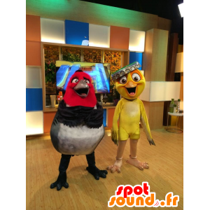 2 maskotter af de berømte fugle fra Rio-tegneserien - Spotsound