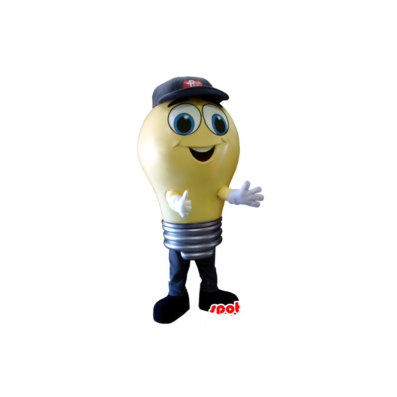 Amarelo bulbo mascote, gigante - MASFR21195 - mascotes Bulb