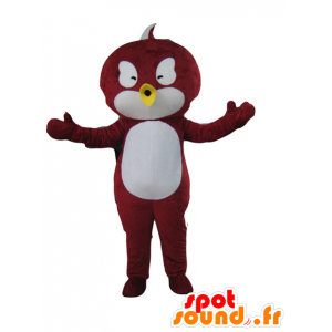 Mascotte d'oiseau rouge et blanc - MASFR21214 - Mascotte d'oiseaux