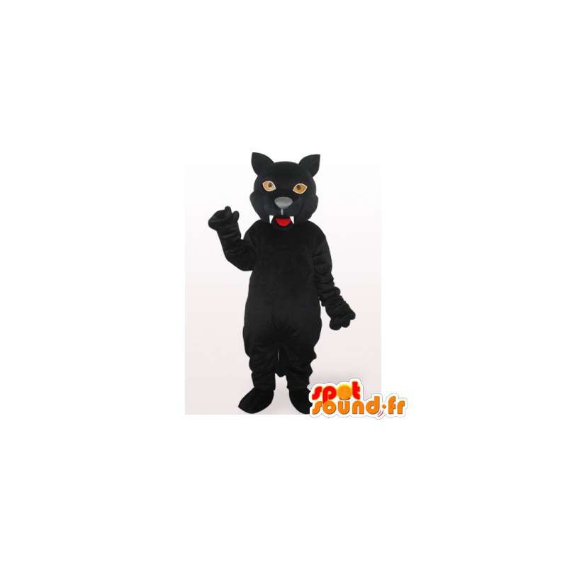 Black Panther maskot. Panther Suit - MASFR006453 - Tiger Maskoter