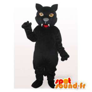Black Panther maskot. Panther Suit - MASFR006453 - Tiger Maskoti