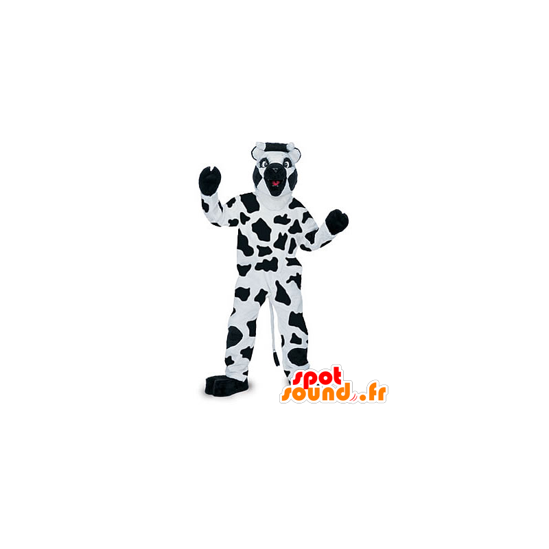 Black and white cow mascot - MASFR21241 - Mascot cow