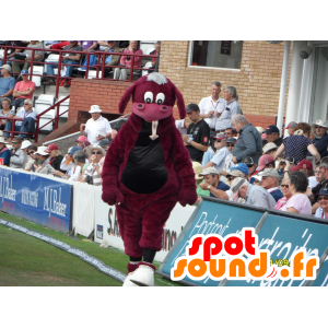 Red and black cow mascot - MASFR21247 - Mascot cow