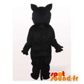 Black Panther maskotti. Panther Suit - MASFR006453 - Tiger Maskotteja