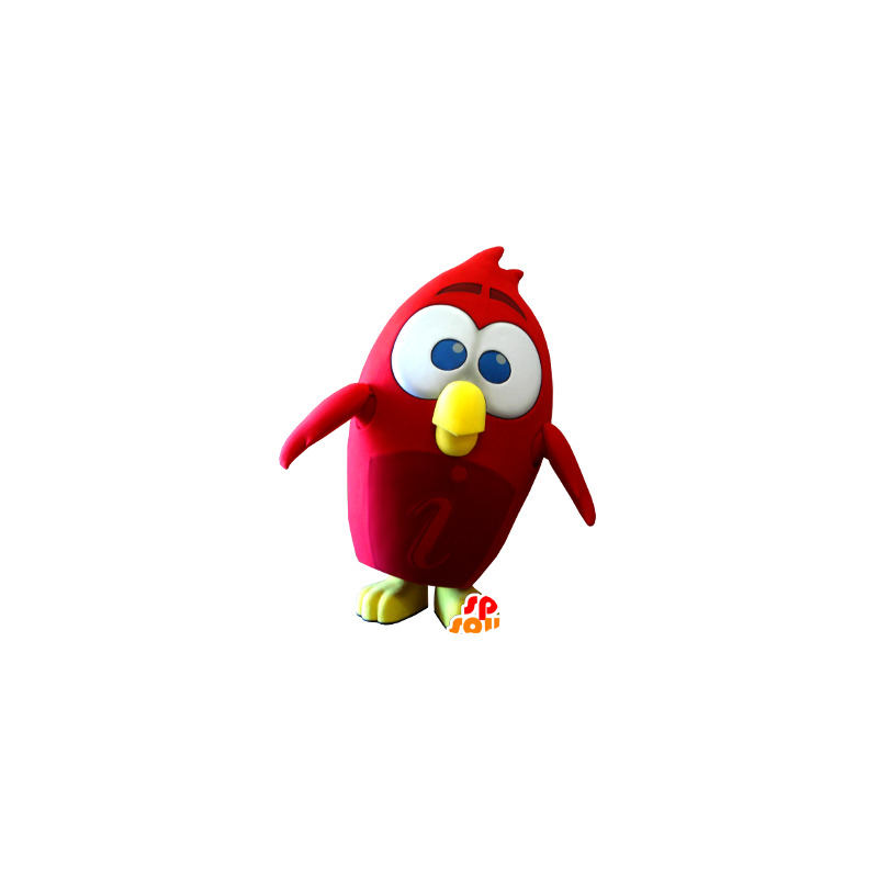 Red bird mascot, the video game Angry Birds - MASFR21250 - Mascot of birds