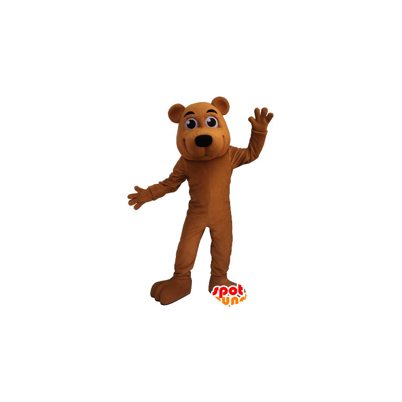 Mascotte d'ours marron - MASFR21260 - Mascotte d'ours