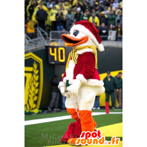 Maskot Donald Duck v oblečení santa - MASFR21273 - Vánoční Maskoti