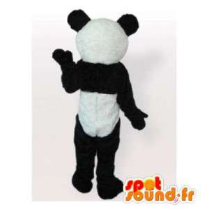 Panda mascot black and white. Panda costume - MASFR006456 - Mascot of pandas