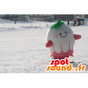 Groothandel Mascot witte radijs, groen en roze - MASFR21317 - Vegetable Mascot