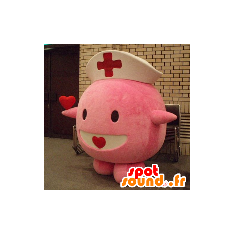 Mascotte de Leveinard, célèbre Pokemon rose - Costume d'infirmier - MASFR21330 - Mascottes Pokémon