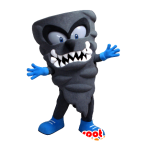 Mascot lyn, grå hvirvel, grå monster - Spotsound maskot kostume