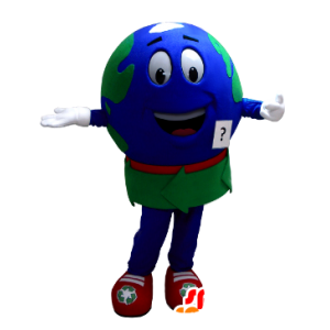Mascot jättiläinen maailmankartalle - MASFR21374 - Mascottes d'objets