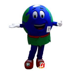 Mascot giant world map - MASFR21374 - Mascots of objects