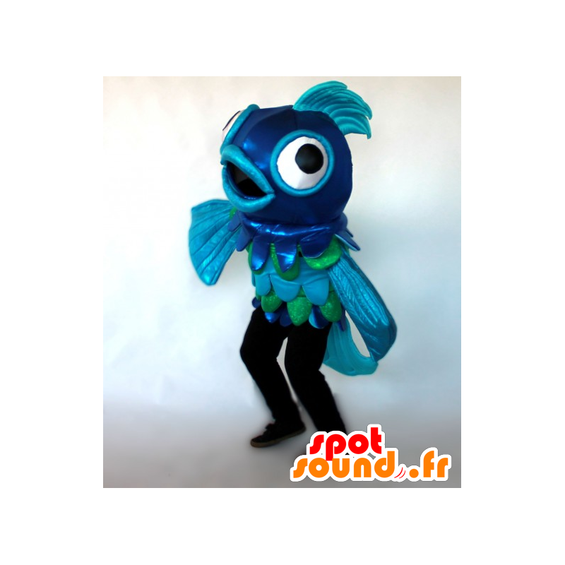 Mascota de pescado azul y verde, gigante - MASFR21385 - Peces mascotas