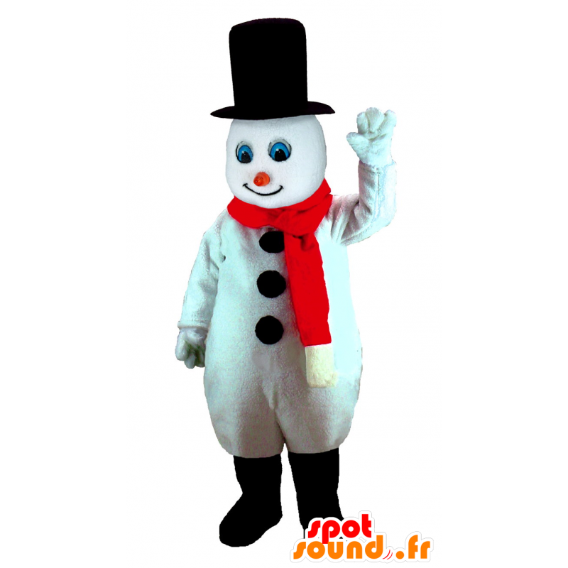 Snowman Mascot, life size - MASFR21392 - Christmas mascots