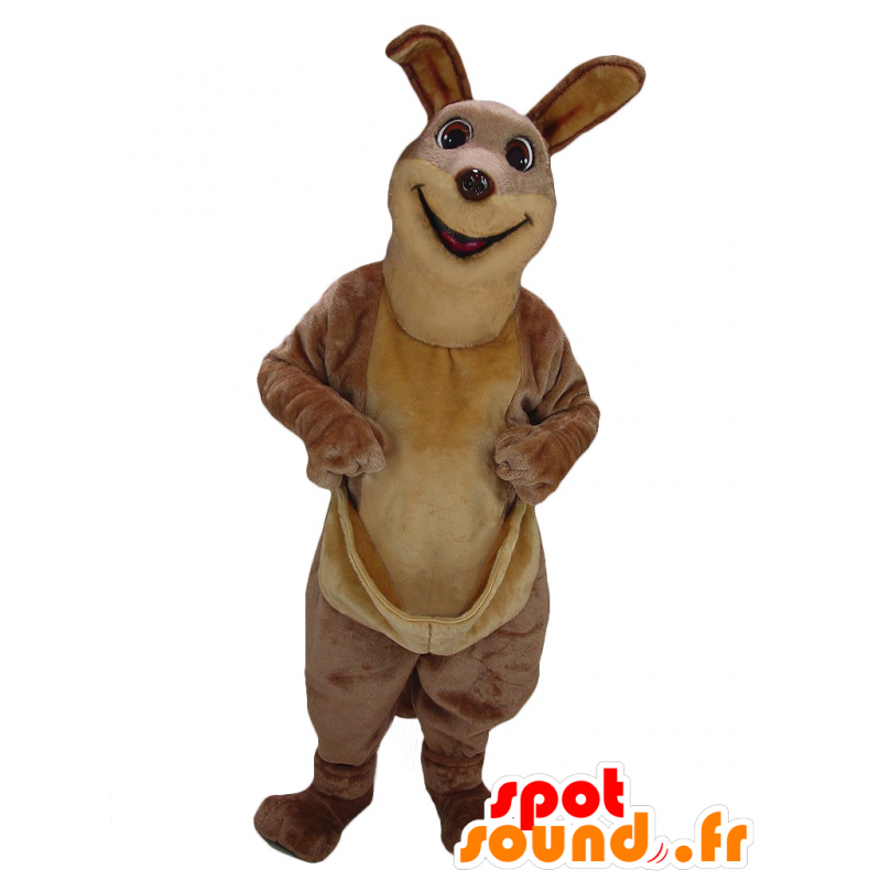 Marrón canguro mascota, divertido y realista - MASFR21398 - Mascotas de canguro Marrón canguro mascota, divertido y realista - MASFR21398 - Mascotas de canguro