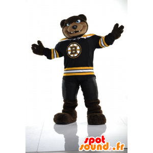 Mascot van bruine beren in felle, in sportkleding - MASFR21410 - Bear Mascot