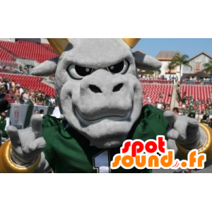 Buffalo maskotka, byk, szary smok, gigant - MASFR21422 - maskotka Byk