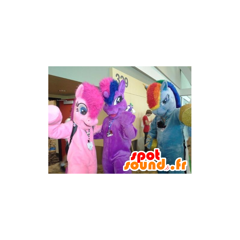 3 mascotas unicornios, ponis multicolor - MASFR21429 - Caballo de mascotas 3 mascotas unicornios, ponis multicolor - MASFR21429 - Caballo de mascotas