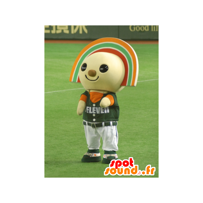 Colorful pupazzo mascotte, 7 Eleven - MASFR21449 - Mascotte non classificati