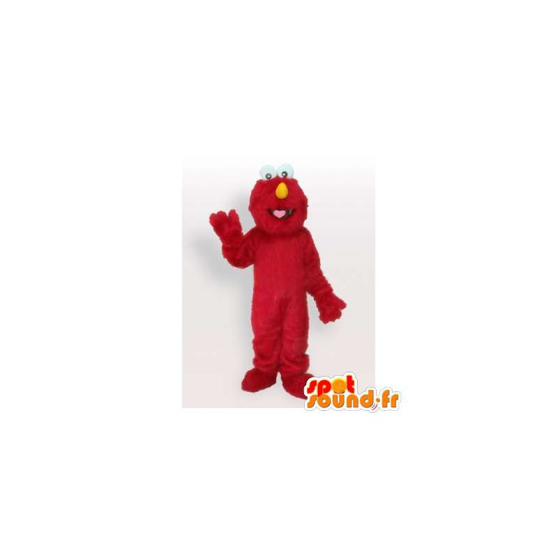 Red monster mascot Muppet Show - MASFR006463 - Monsters mascots