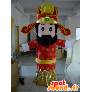 Maskot af konge, sultan, orientalsk mand - Spotsound maskot