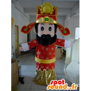 Maskot av kung, sultan, orientalisk man - Spotsound maskot