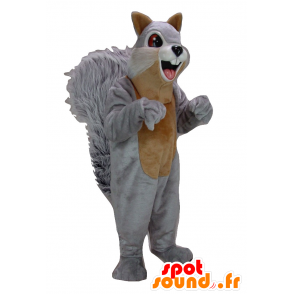 Maskotka szary i brązowy wiewiórka, gigant - MASFR21490 - maskotki Squirrel