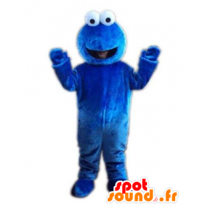 Mascot monstro azul com olhos esbugalhados - MASFR21561 - mascotes monstros